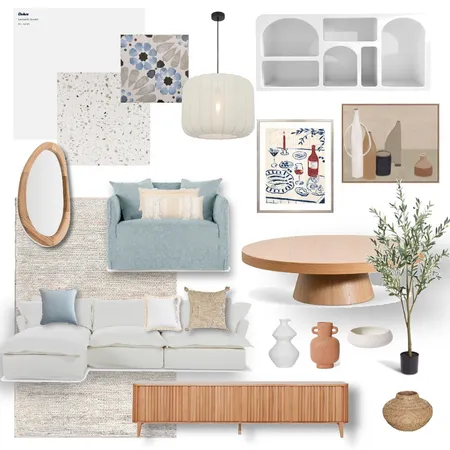 MEDITERRANEAN Interior Design Mood Board by ferksaderf