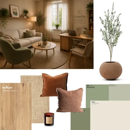 Gaudia Interior Design Mood Board by Danielahomedesign