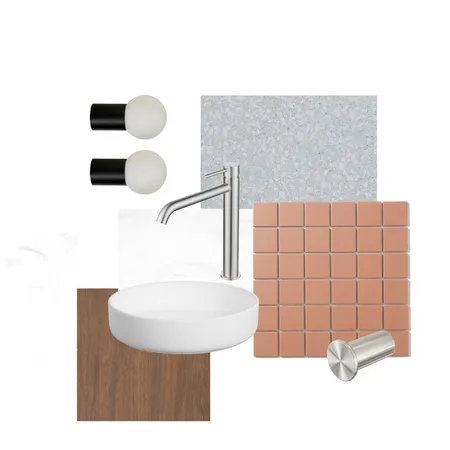 Liverpool St Bathrom Interior Design Mood Board by Studio Lei