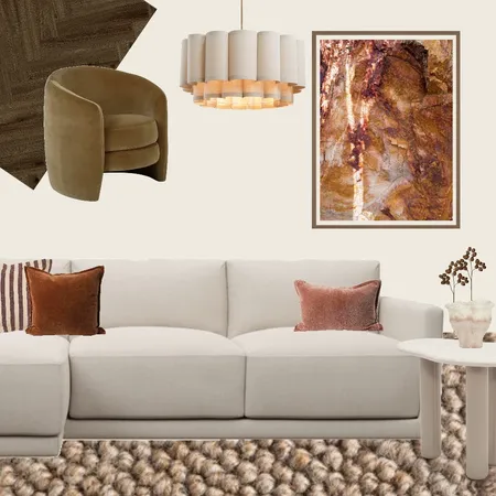 Australian Lounge room Interior Design Mood Board by LyptusArt