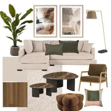 City Modern Living Room Interior Design Mood Board by Profile Australia