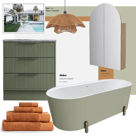Groovey Greens Interior Design Mood Board by NattyJane13