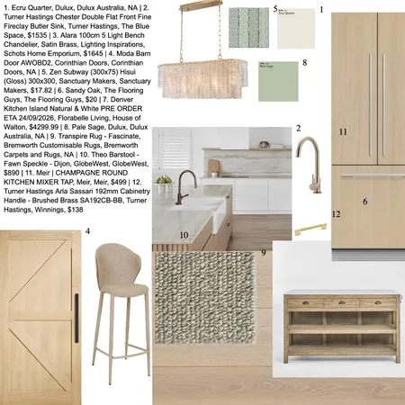 kitchen Interior Design Mood Board by Laura@blindsplusdesigns.com