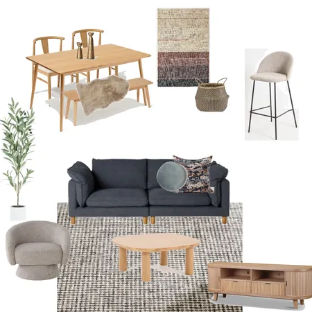 David Reid Show home living area Interior Design Mood Board by Tivoli Road Interiors