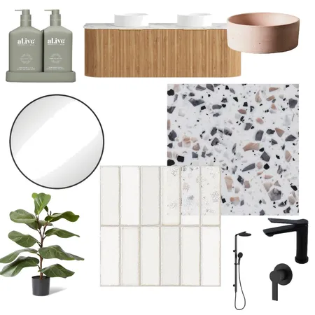 Bathroom Interior Design Mood Board by KC