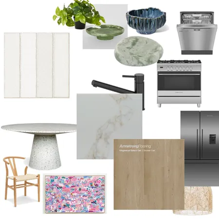 Kitchen dining Interior Design Mood Board by KC