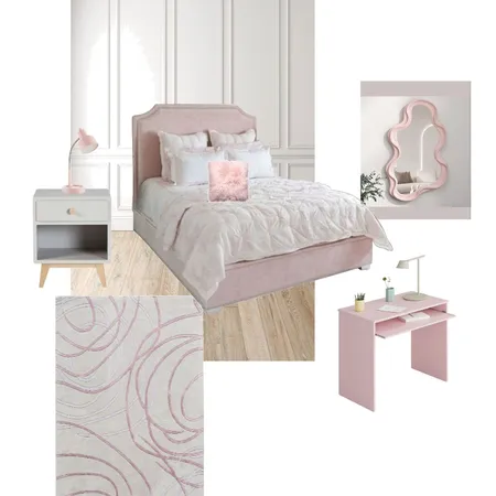 Dormitorio niña Interior Design Mood Board by LB