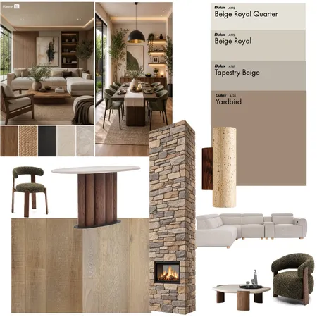 Living Room Interior Design Mood Board by janeavard