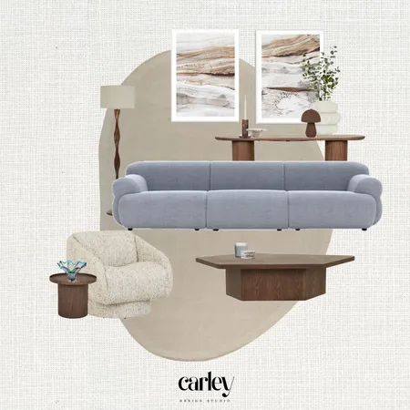 Lounge - Globe West - Clover Interior Design Mood Board by Carley Design Studio