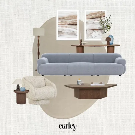 Globe West - Blue Interior Design Mood Board by Carley Design Studio
