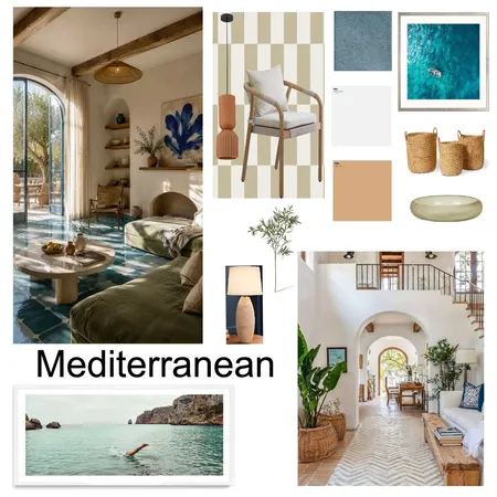 Mediterranean Design Mood Board Interior Design Mood Board by allisonkanti1@gmail.com