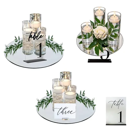Chatsika Wedding table centerpiece Interior Design Mood Board by Chellz23