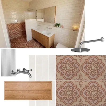 Fisher - Ensuite Interior Design Mood Board by Holm & Wood.