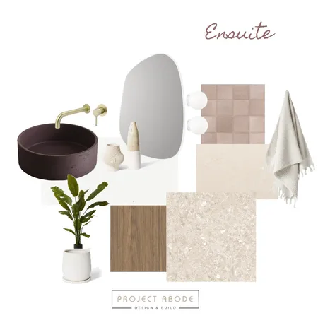 Terrazzo Ensuite Interior Design Mood Board by Project Abode