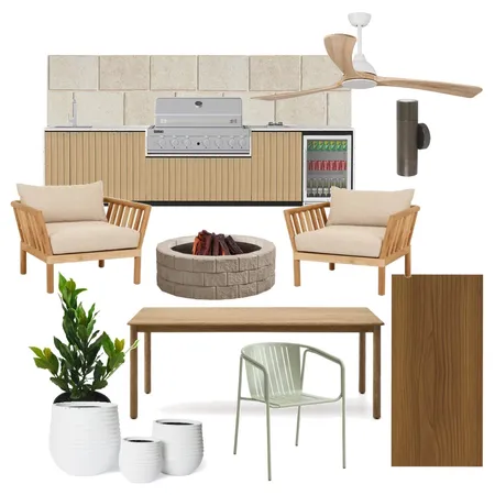 Drew and Leah Outdoor Living Digital Sample Board Interior Design Mood Board by c.halacoglu@hotmail.com
