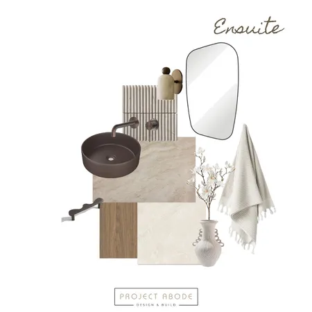 Ensuite - Brushed Bronze Interior Design Mood Board by Project Abode