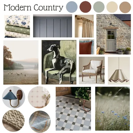 Modern Country Mood Board Interior Design Mood Board by tammydiesel18@gmail.com
