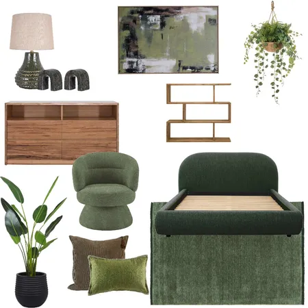 The Green Room Interior Design Mood Board by alex.semola@hotmail.com