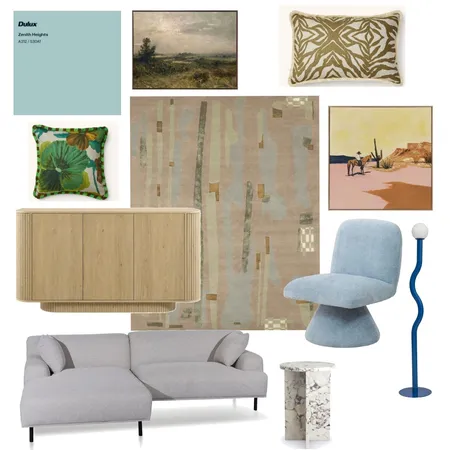 Living Room Moodboard Interior Design Mood Board by blukasik