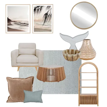 Soft Coastal Interior Design Mood Board by alex.semola@hotmail.com