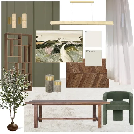 Dining room Interior Design Mood Board by Drew Rankin