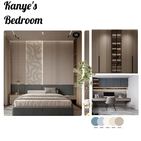 Malik Bedroom harties Interior Design Mood Board by dimakatso