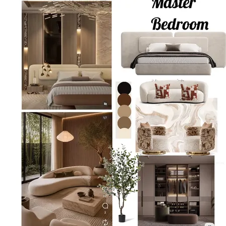 Harties master bedroom Interior Design Mood Board by dimakatso