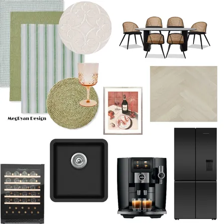 Kitchen/Dining Interior Design Mood Board by Meg Ryan Design