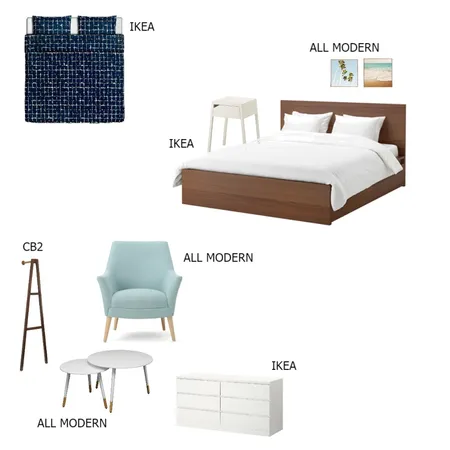 עקדא Interior Design Mood Board by designbysa