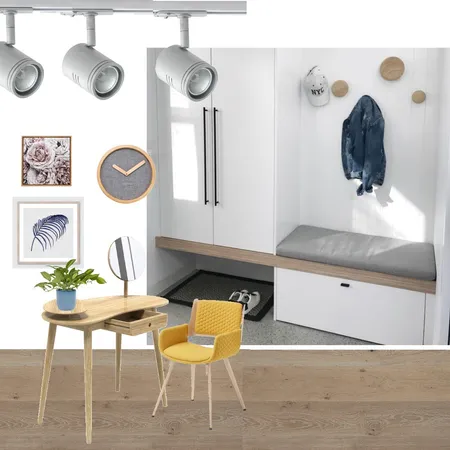 אירית אזור עבודה Interior Design Mood Board by maytal.arc