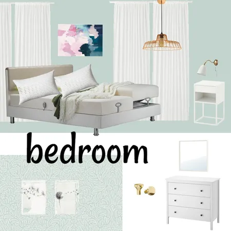 אלינה ואופיר חדר שינה Interior Design Mood Board by naamaetedgi
