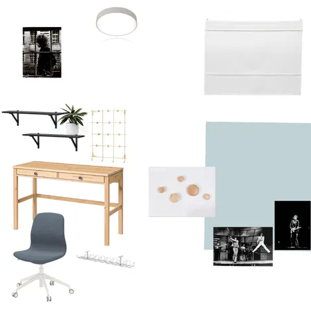 כניסה ועבודה Interior Design Mood Board by naamaetedgi