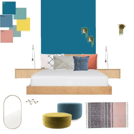 חדר הורים אריכא Interior Design Mood Board by netanevohorovitz