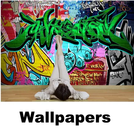 Wallpapers Interior Design Mood Board by izik
