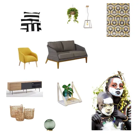 לוח השראה 6 Interior Design Mood Board by ik0110