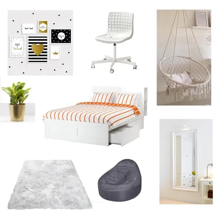 סלינה - חדר אליאור Interior Design Mood Board by tamarula