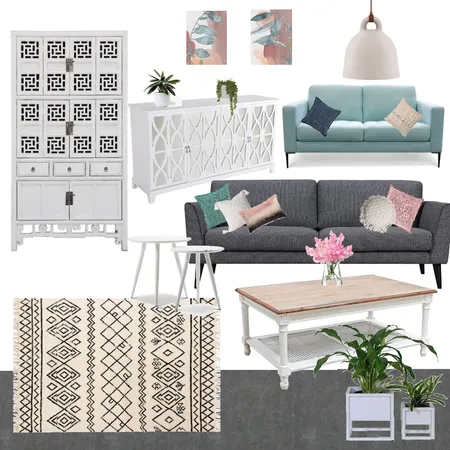סלון דנה Interior Design Mood Board by dana