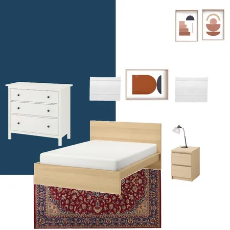 מיטל חדר שינה Interior Design Mood Board by naamaetedgi