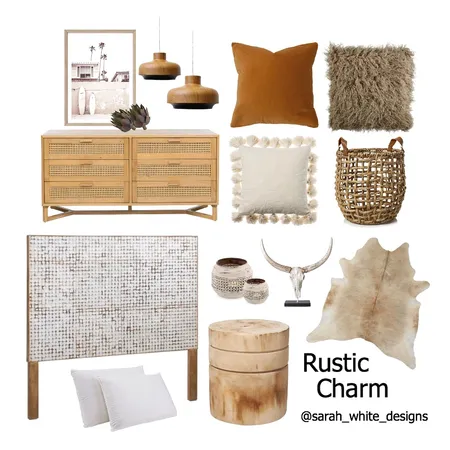 Rustic Charm Interior Design Mood Board by WhiteDesigns