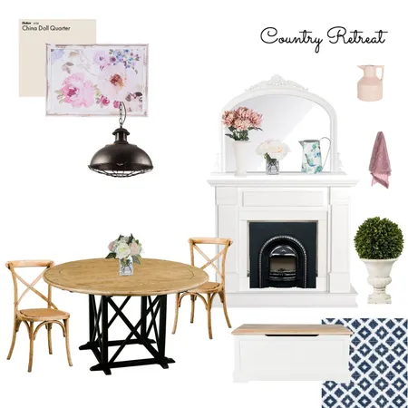 country retreat Interior Design Mood Board by ShereeHillier