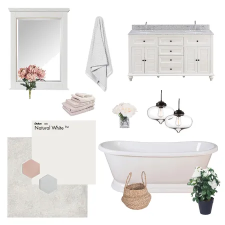 Early Settler Bathroom Interior Design Mood Board by snoph
