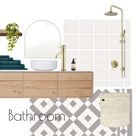 הדס ועידו מקלחת Interior Design Mood Board by shanipalmai