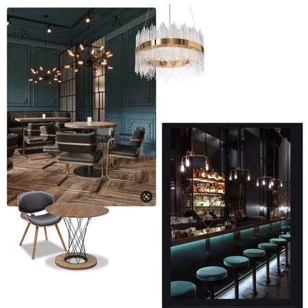 Брюсов бар 1 Interior Design Mood Board by Daria