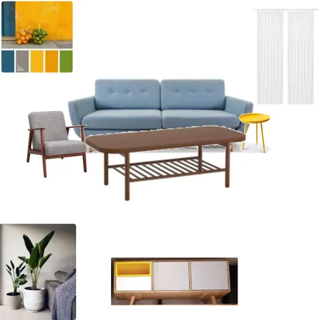 שחר פליישר סלון 2 Interior Design Mood Board by reutloop