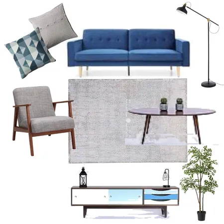 סלון Interior Design Mood Board by meitalmic