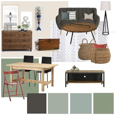 הדירה הירוקה Interior Design Mood Board by ormashiach