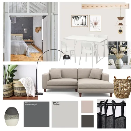 הדירה האפורה Interior Design Mood Board by ormashiach
