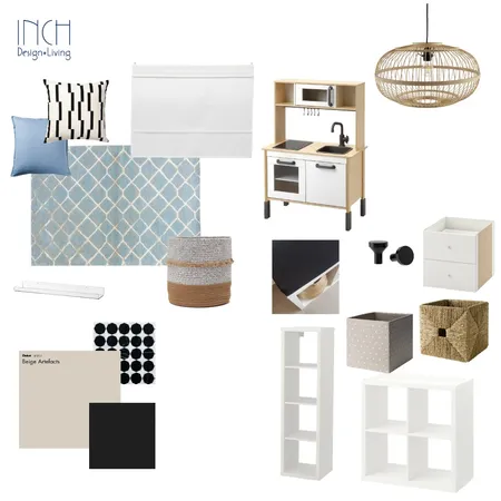 חדר משחקים כרכור Interior Design Mood Board by yuvaltesler