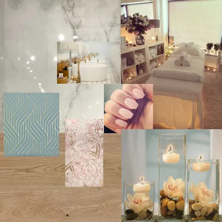 פרויקט מסחרי 12 Interior Design Mood Board by nuha