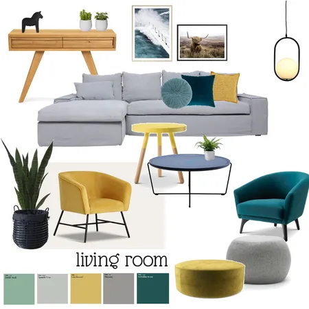 סלון Interior Design Mood Board by jeny136